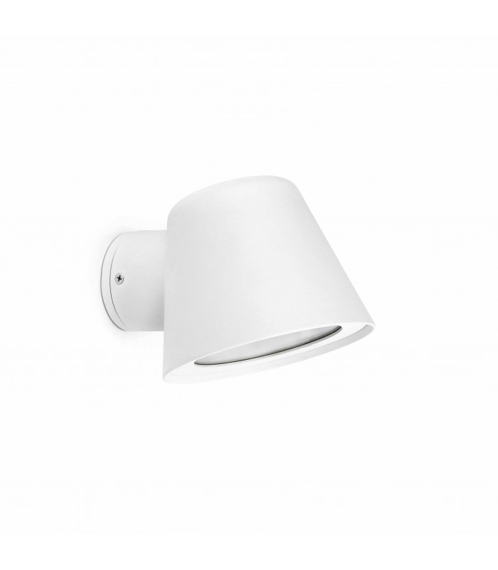 1 Light Outdoor Wall Light White IP44, GU10 - 1