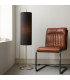 Arenzano Floor Lamp Antique Brass Paint & Black Fabric-3