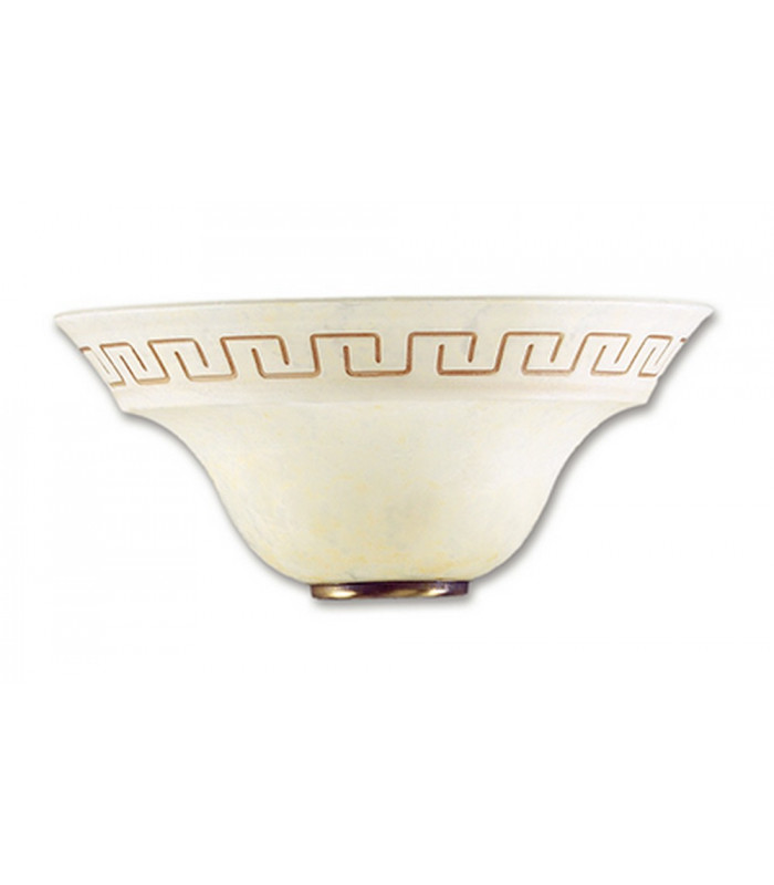 TRECENTO Wall Uplight Amber 30x15cm