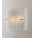 2 Light Flush Ceiling Light Glass White 40x40cm-2
