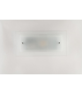 Flush Wall Light White 30x15cm-1