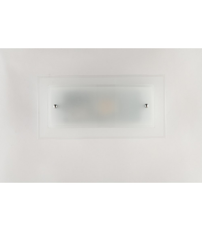 Flush Wall Light White 30x15cm-1