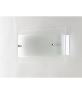 Flush Wall Light White 30x15cm-2