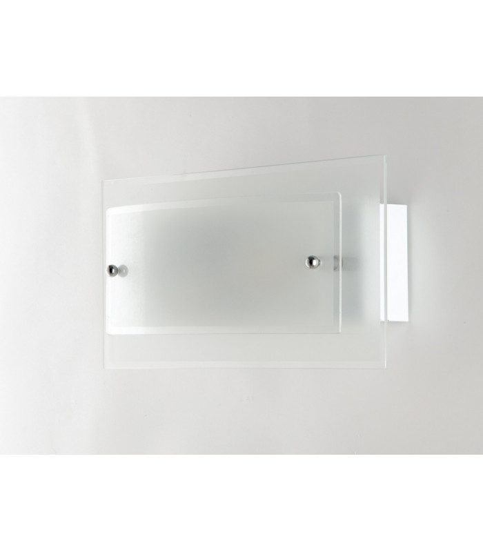 Flush Wall Light White 30x15cm-2