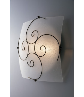 Decorative Flush Ceiling Light White 30x30cm-2