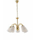 5 Light Multi Arm Pendant Ceiling Light Gold 14cm