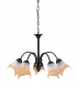 5 Light Multi Arm Pendant Ceiling Light Rust 60x55cm