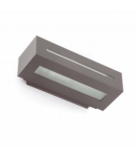 1 Light Outdoor Wall Light Dark Grey IP54, E27 - 1