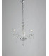 3 Light Chandeliers Chrome Crystal 60x65cm-1