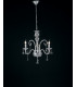 3 Light Chandeliers Chrome Crystal 60x65cm-2