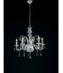 5 Light Chandeliers Chrome Crystal 66x65cm-1