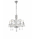 5 Light Chandeliers Chrome Crystal 66x65cm-2