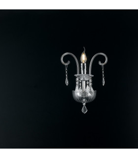 Wall Light Chrome Crystal 22x30x25cm-2
