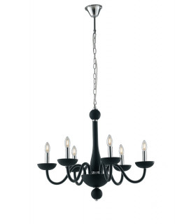 ALFIERE 6 Light Chandeliers Black 74x59cm-1