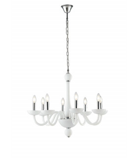 ALFIERE 8 Light Chandeliers White 74x59cm-1