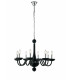 ALFIERE 8 Light Chandeliers Black 74x59cm-1