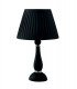 ALFIERE Table Lamp with Round Tapered Shade Black 32x54cm