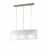 AMSTERDAM 3 Light Straight Bar Pendant Ceiling Light White 63x20cm-1