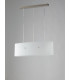 AMSTERDAM 3 Light Straight Bar Pendant Ceiling Light White 63x20cm-2