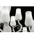 ANGEL 12 Light Chandeliers with Shades White 80x70cm-4