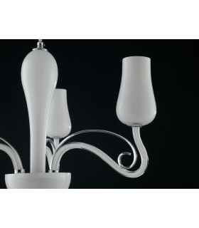 ANGEL 3 Light Multi Arm Pendant Ceiling Light White 3xE14 64x45cm-2