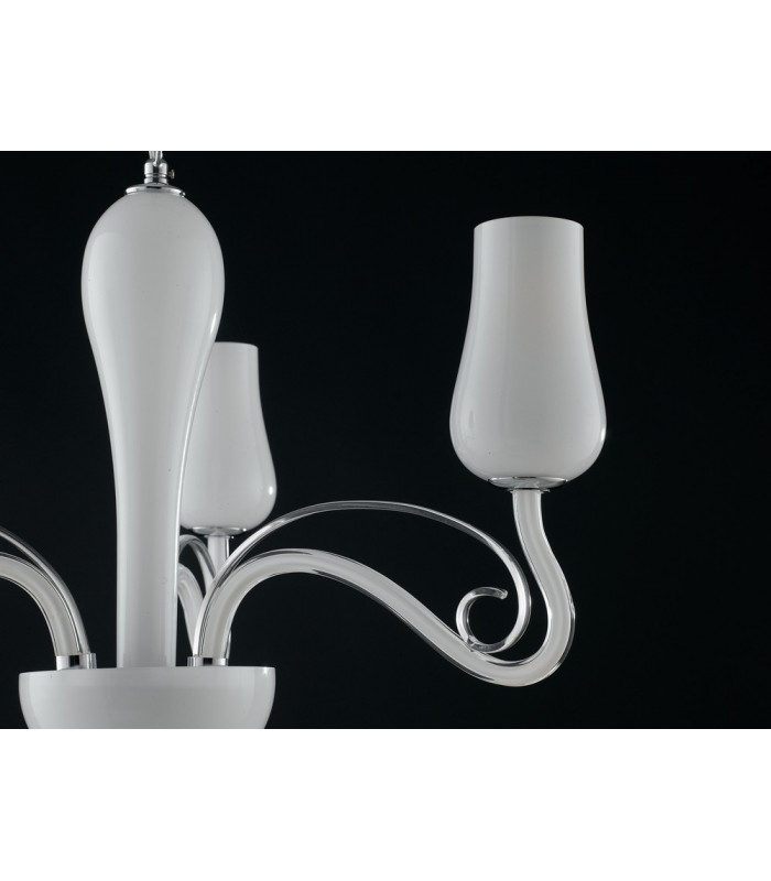 ANGEL 3 Light Multi Arm Pendant Ceiling Light White 3xE14 64x45cm-2