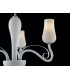 ANGEL 3 Light Multi Arm Pendant Ceiling Light White 3xE14 64x45cm-3