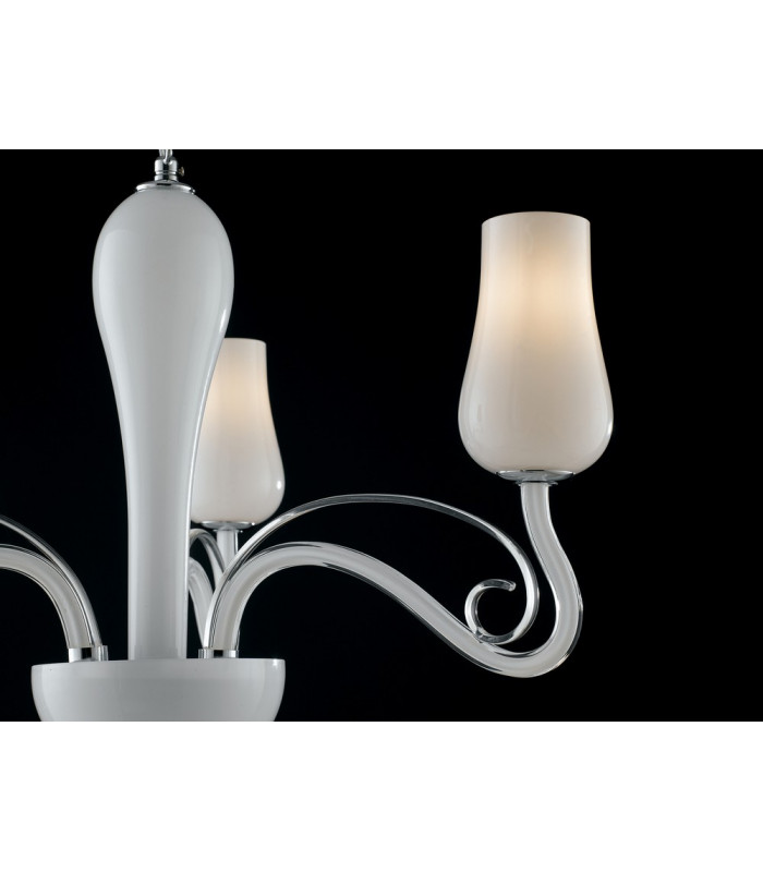 ANGEL 3 Light Multi Arm Pendant Ceiling Light White 3xE14 64x45cm-3
