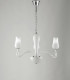 ANGEL 3 Light Multi Arm Pendant Ceiling Light White 3xE14 64x45cm-4