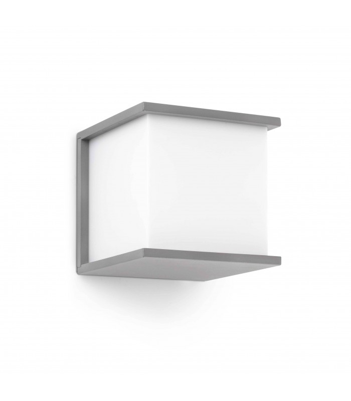 1 Light Outdoor Wall Light Dark Grey IP44, E27 - 1