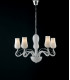 ANGEL 5 Light Multi Arm Pendant Ceiling Light White 64x45cm-2