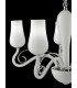 ANGEL 5 Light Multi Arm Pendant Ceiling Light White 64x45cm-3