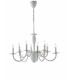 ARMSTRONG 10 Light Chandeliers White 14cm