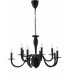 ARMSTRONG 10 Light Chandeliers Black 92x53cm-1