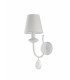 ARTHUR Wall Lamp with Shade White Fabric Lampshade 15x40x24.5cm