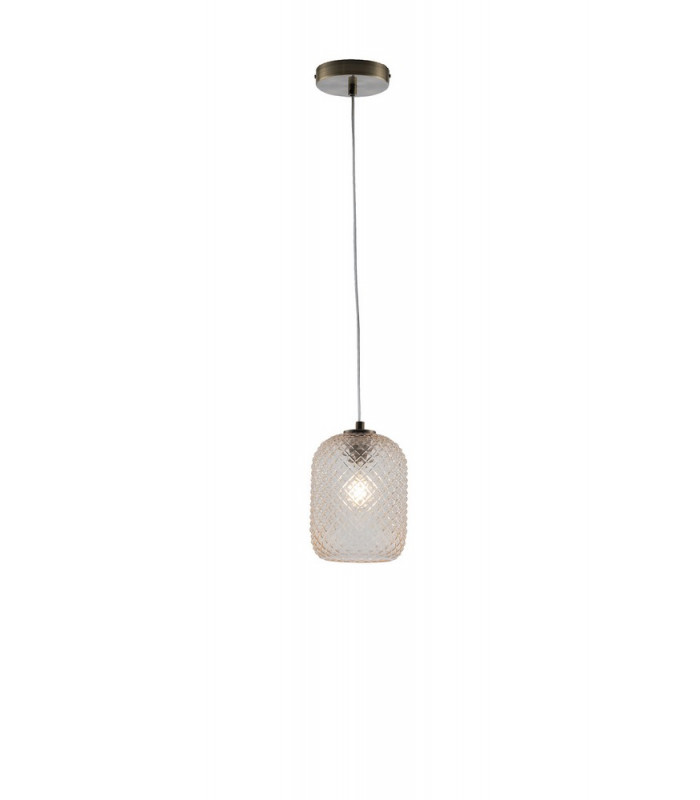 ASHFORD Dome Pendant Ceiling Light Amber 15x20cm-1