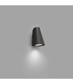 1 Light Outdoor Wall Light Dark Grey IP44, E27 - 2