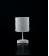 BATIK Table Lamp with Round Shade White 13x19cm-3