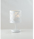 BATIK Table Lamp with Round Shade White 13x19cm-4