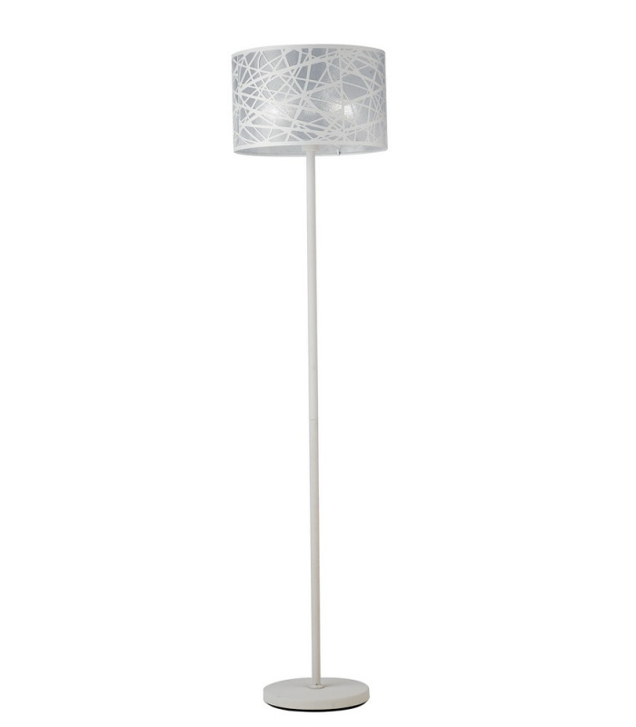 BATIK Floor Lamp with Shade White 40x168cm-1