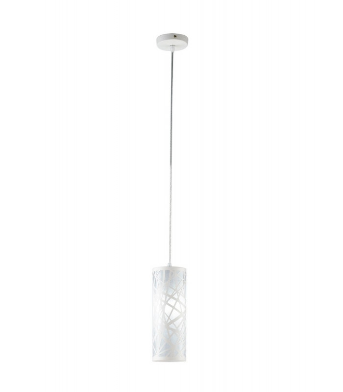 BATIK Slim Pendant Ceiling Light White 35x22cm-1