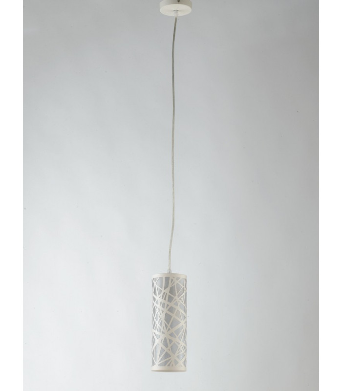 BATIK Slim Pendant Ceiling Light White 35x22cm-2