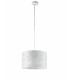 BATIK Cylindrical Pendant Ceiling Light White 35x22cm-1