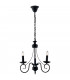 BEATRICE 3 Light Chandeliers Anthracite 63x57cm