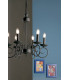 BEATRICE 6 Light Chandeliers Anthracite 50x52cm-2