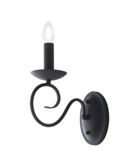 BEATRICE Candle Wall Light Anthracite 11x15.5x25cm