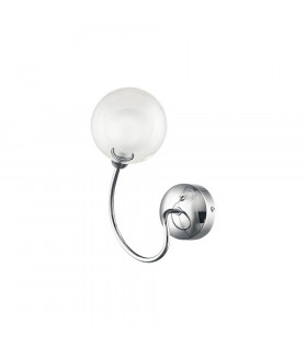 BLOG Wall Lamp with Glass Shades Chrome 18x24x15cm-1