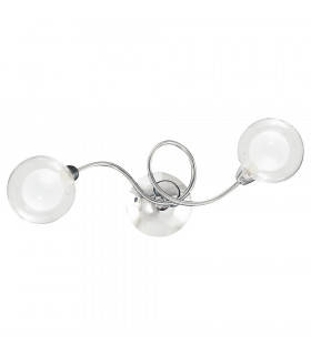 BLOG 2 Light Multi Arm Semi Flush Ceiling light Chrome 42x15x14cm-1