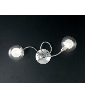 BLOG 2 Light Multi Arm Semi Flush Ceiling light Chrome 42x15x14cm-2