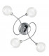 BLOG 4 Light Multi Arm Semi Flush Ceiling light Chrome 60x44x19cm-1